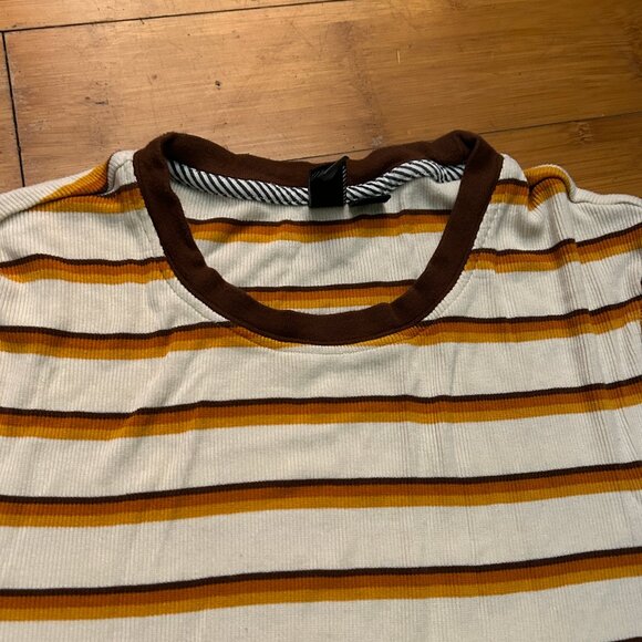 Volcom Stripe Bodycon T Shirt Dress Size Large - Picture 6 of 6